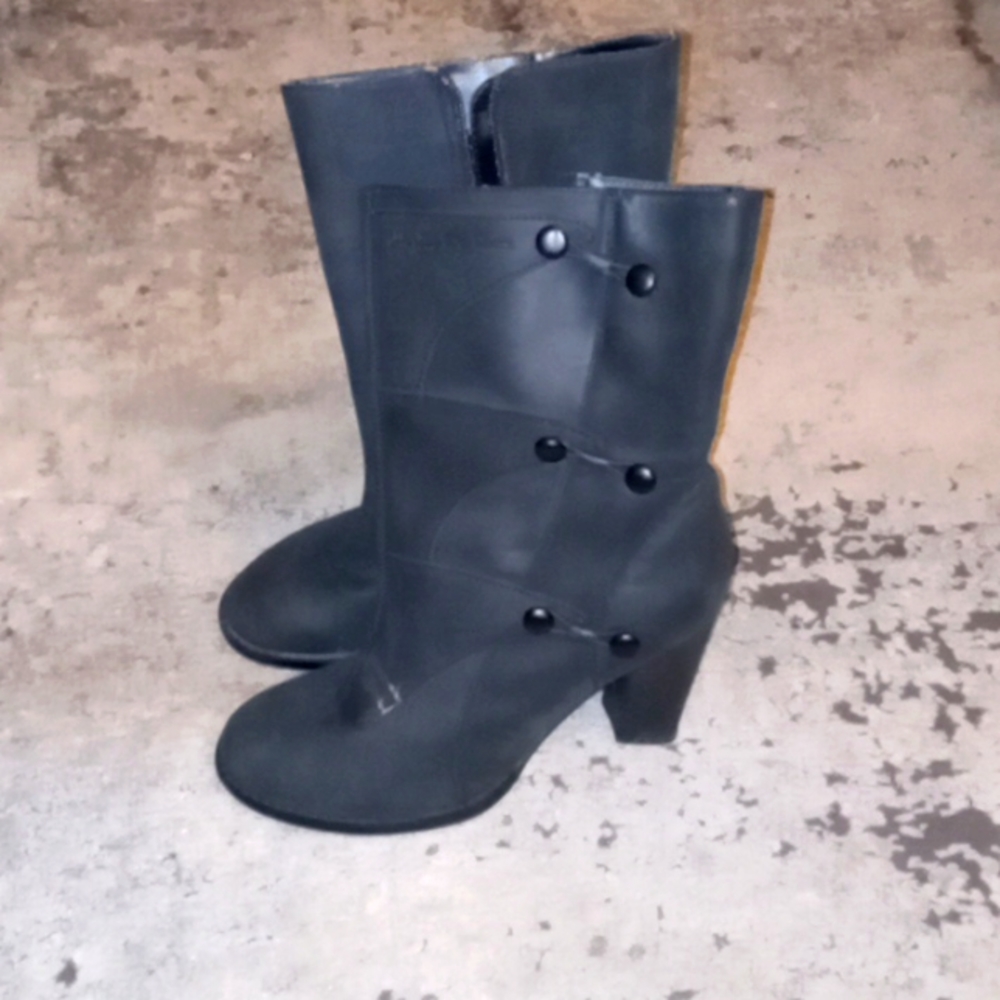Harley Davidson vintage heeled genuine leather boots